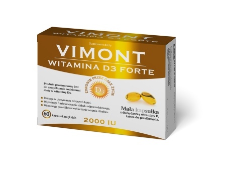 Vimont Witamina D3 Forte 2000 IU *60 kapsułek