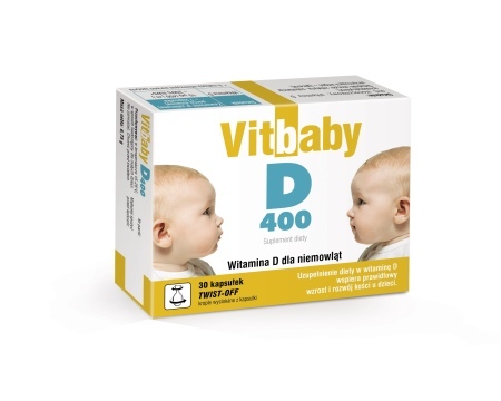 VITBABY D twist-odd 400*30 kapsułek