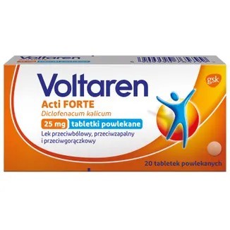 VOLTAREN ACTI FORTE 25mg * 20 tabl.powl.''        