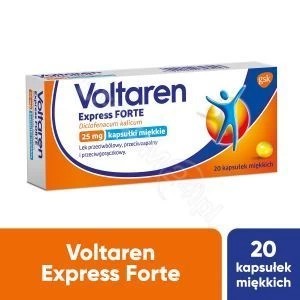VOLTAREN EXPRESS FORTE 25mg * 20 kaps.            