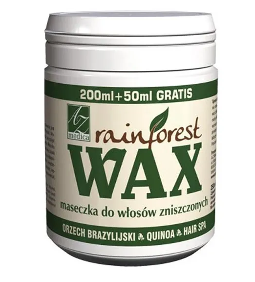 WAX RAINFOREST Maseczka do włosów zniszczonych  -  250 ml