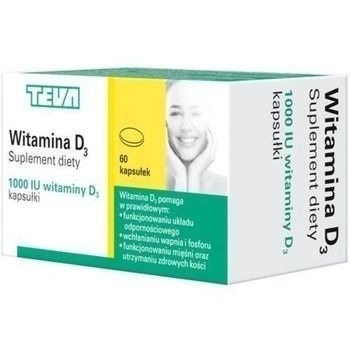 WITAMINA D3 1000 KAPSUŁKI * 60