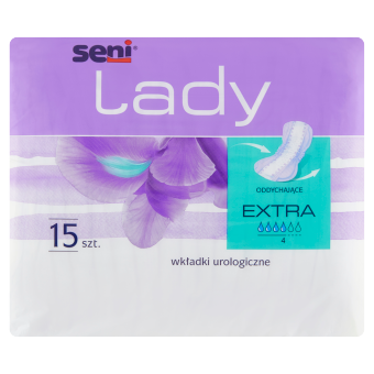 WKŁADKI - PIELUCHY ANATOMICZNE SENI LADY EXTRA *15szt.